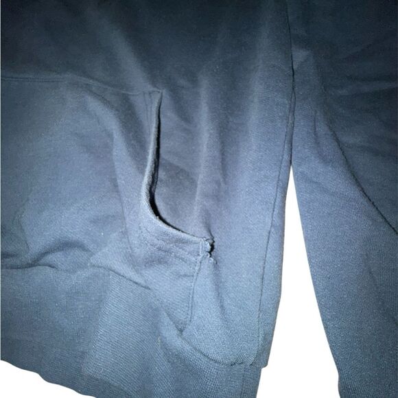 Oakley Royal Blue fleece Quarter-Zip pull over Hoodie size xtra small - Picture 3 of 7